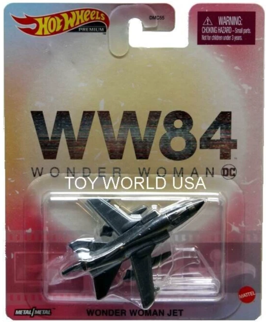 2020 Hot Wheels Replica Entertainment WW84 DC Comics Wonder Woman Jet - Image 1 of 1
