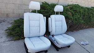 BMW E34 E32 540i 535i 735i STANDARD SEAT KIT 88-95 LEATHER UPHOLSTERY KIT NEW  - Foto 1 di 10