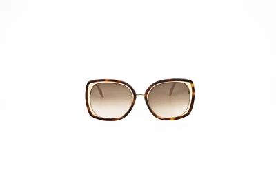 Gafas de sol Alexander McQueen AM0151S 003 auténticas para mujer marrón degradado Italia Foto 1 de 4