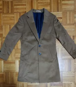 Spier & Mackay Camel Wool-Cashmere Blend Overcoat US Size 36 - Picture 1 of 5