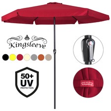 Sonnenschirm Gartenschirm Balkonschirm 330cm Kurbel UV50+ Garten Terrasse Balkon