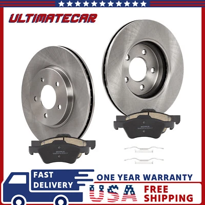 Rotores de disco delanteros con pastillas de freno para Ford Escape Mercury Mariner Mazda Tribute Foto 1 de 4