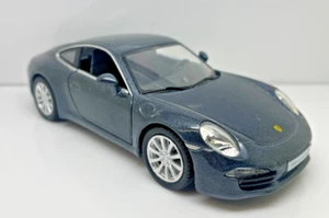 RMZCITY PORSCHE 911 CARRERA S GREY METALLIC OPENING DOORS 1:36 ISH 41 - Picture 1 of 8