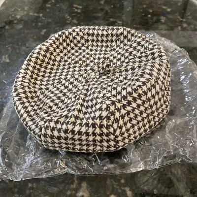 YOKJZJD Niños Niñas Boina Francesa Pata de Gallo Negro/Caqui edades 2-6 años Foto 1 de 2