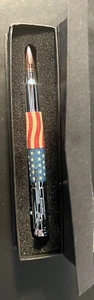 Patriot Bullet Flag Pen Hand Crafted 🔥ONE OF A KIND🔥Made in USA*NEW* - Picture 1 of 10