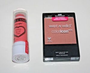 Wet n Wild ColorIcon Blush #326B + Megaglo Cheek & Lip Tint #34886 Lot Of 2 New