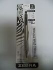 Zebra Pen F-701 Ballpoint Stainless Steel Retractable Pen Fine Point 0.8mm Black