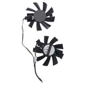 2PC FDC10U12S9-C 4Pin Graphic Card Cooling VGA Fan for Dataland RX470 12V0.45A - Afbeelding 1 van 8