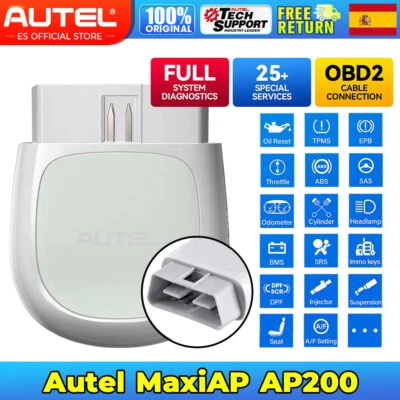 2025 Autel AP200 Escáner OBD2 Bluetooth Sistema completo Diagnóstico PK MK808 ES - Imagen 1 de 4