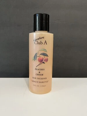 Espesante de cabello Signature Club A melocotones y crema "1 minuto peinado" 4 oz sellado Foto 1 de 3