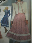 Vintage Simplicity GUNNE SAX SKIRT JACKET BLOUSE Sewing Pattern Women Sz 8