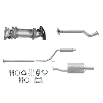 Fits: 2006 2007 2008 2009 2010 2011 Honda Civic 1.8L 4 Door Complete Exhaust Foto 1 de 2