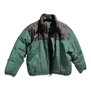 Men's Field Gear Sport Jacket Full Zip Windbreaker Size XXL GREEN/BLACK RN 17730 - Picture 1 of 8