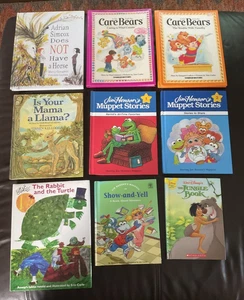 Mixed Lot 9 Children’s HC Eric Carle, Jim Henson's Muppets, Care Bears ++ - Picture 1 of 23