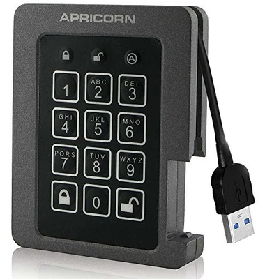 Apricorn Aegis Padlock ASSD-3PL256-1TBF 1 TB 2.5" Internal Solid State Drive - - Image 1 of 4