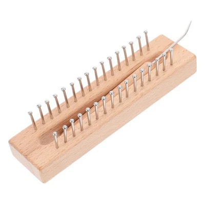 1 Set Strickwebstuhl Zubehör Holzschal Webstuhl Wollwebset Häkelnadel für - Bild 1 von 4