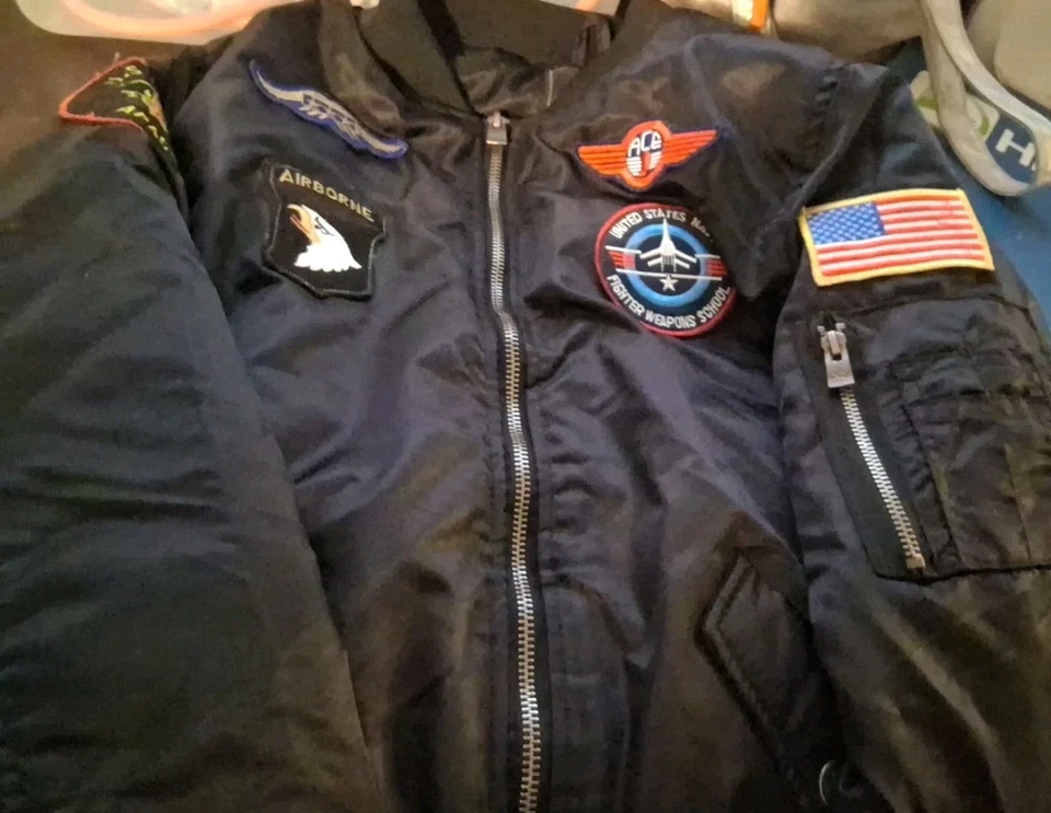  Flight Bomber Jacket XRAY Teen  US ARMY Size Small - Image 1 of 4