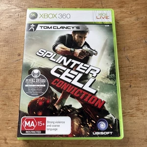 Tom Clancy’s Splinter Cell Conviction Xbox 360 Game PAL w' Manual Free Post - Picture 1 of 6
