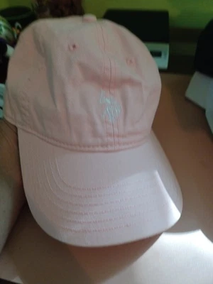 Sombrero ajustable U S Polo Assn rosa para mujer Foto 1 de 4