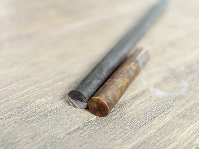 "Barras de acrílico caparazón de tortuga y ámbar 4/5""" Foto 1 de 4