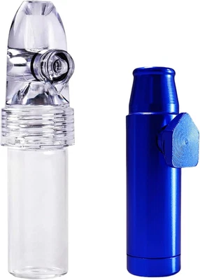 Paquete de 2 mini coctelera de pimienta dispensador y edulcorante portátil de metal premium T Foto 1 de 4