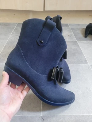 Vivienne Westwood Anglomania Melissa Azul Marino Arco Botas de agua Botines EU 39 UK 6 Foto 1 de 4