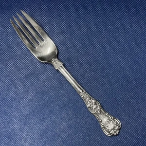 Tiffany English King Sterling Silver 6" Pastry Fork - Mono - Picture 1 of 4