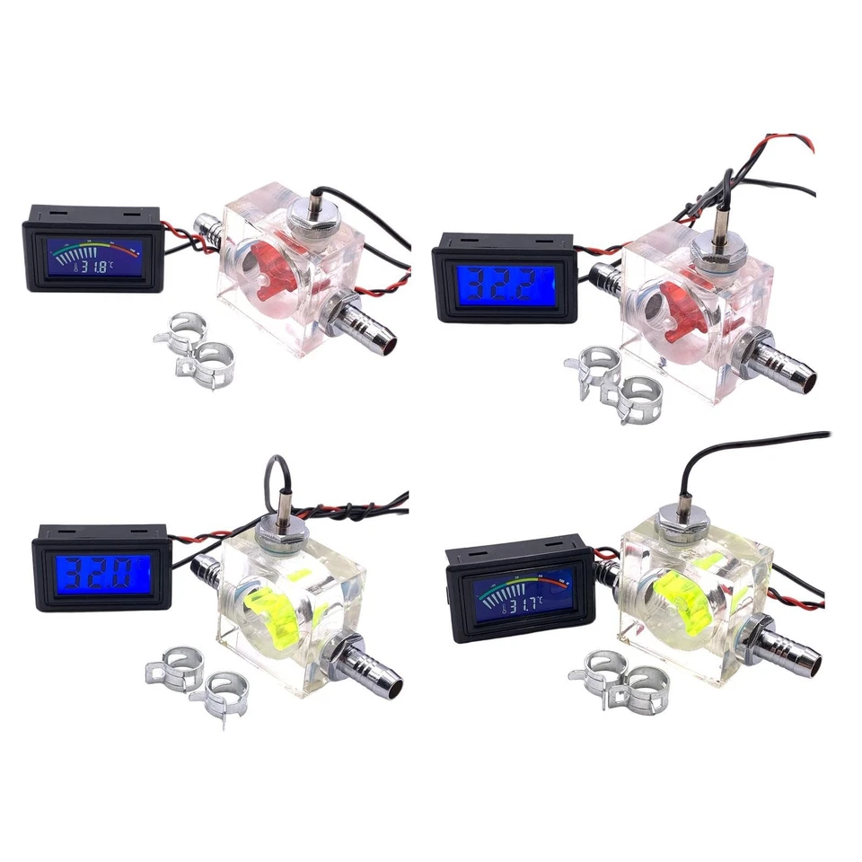 Thermometer Radiator liefert Durchflussmesser-Flüssigkeitskühlersystem für - Bild 1 von 1