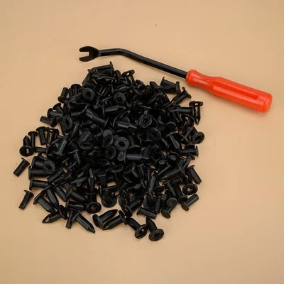 100x Fender Clips Body Rivets Fit For Honda Suzuki Kawasaki Polaris RZR Ranger - Image 1 of 4