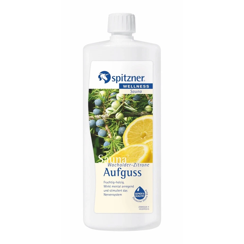 Spitzner Saunaaufguss Wacholder Zitrone 1 Liter 8850014