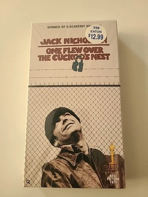 One Flew Over the Cuckoos Nest (VHS) NEW, SEALED - Image 1 of 4