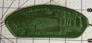 LONGHOUSE COUNCIL WOODLAND SABATTIS RESERVAT LAGER STRIP PFADFINDER BSA CSP - Bild 1 von 1