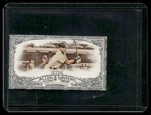Derek Jeter 2012 Topps Allen & Ginter's Mini bordo nero CONFEZIONE FRESCO SPEDIZIONE GRATUITA - Foto 1 di 2