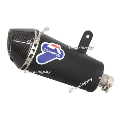 Tubo de escape silenciador punta negra deslizamiento para Ducati Scrambler 800 ICON 2023-2025 Foto 1 de 4