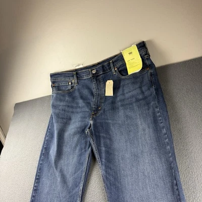 Levis 502 Jeans Men’s 42x38* Blue Taper Stretch Flex Big Tall Zipper Fly NEW - Image 1 of 4