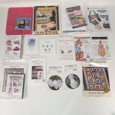 Fabuloso Lote De 15 Juegos De Discos Diseño Bordado Navidad Halloween Boda Foto 1 de 4