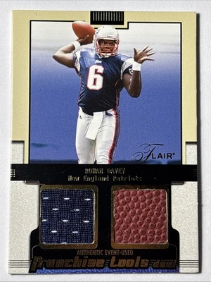 2002 Flair Showcase Franchise Tools Dual Jersey Rohan Davey Patriots 5/50!! - Image 1 of 2