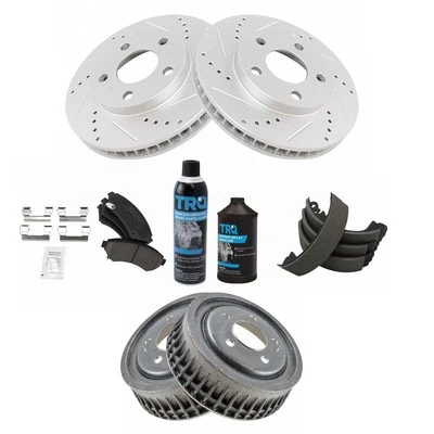 TRQ BKA22100 Brake Kit For Pontiac Montana 1999-2005 Front Rear 12510024 Foto 1 de 4