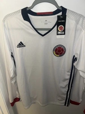 Colombia National Team Away White Jersey Climacol Size L Brand New with Tags - Image 1 of 4