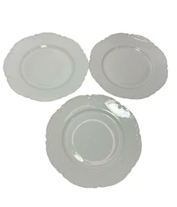3 Haviland Ranson Brot & Butter Teller 7,5" Limoges Frankreich-weiß überbacken - Bild 1 von 8
