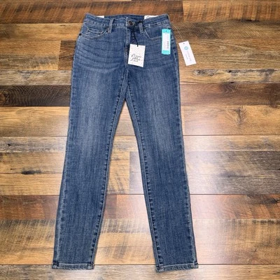 Cosmic Blue Love Arielle Skinny Jeans Womens 2 Petite Indigo Low Rise New  Foto 1 de 4