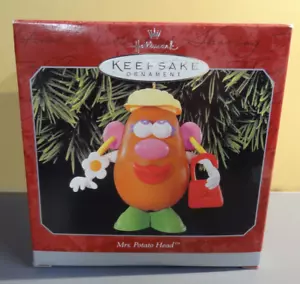 RARO ADORNO DE RECUERDO CON SELLO 1998 - SRA. CABEZA DE PATATA - NRFB - Imagen 1 de 2