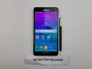 Samsung Galaxy Note 4 (SM-N910P) 32GB - Black (Sprint) Smartphone - J8939 - Picture 1 of 7