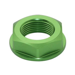 M22 Verde Posteriore Ruota Dado dell'asse Bullone Per Yamaha YZ450F 250F Honda  - Picture 1 of 9