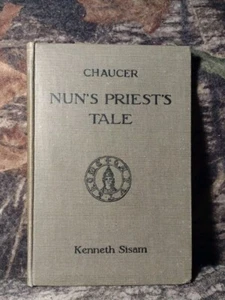 Chaucer: Nun's Priest's Tale by Kenneth Sisam -1940 Reprint -Hardcover -Vintage - Picture 1 of 10