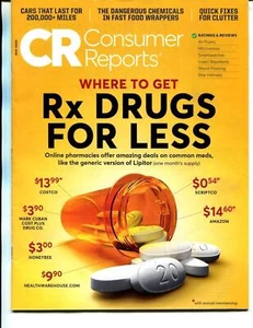 Consumer Reports Magazine May 2022 - Where to Get Rx Drugs for Less - Imagen 1 de 1