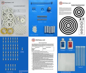 1980 Bally Silverball Mania Deluxe Tune-up Kit - Includes Rubber Ring Kit - Picture 1 of 2