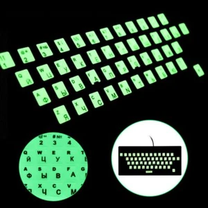 Englisch Deutsch Tastatur aufkleber Alphabet-Layout Leuchtend Schutz folie - Bild 1 von 15