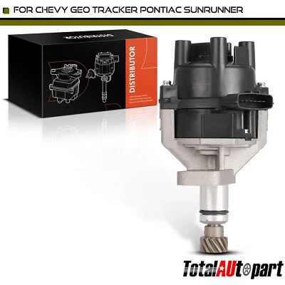 Ignition Distributor for Chevrolet Geo Tracker Pontiac Sunrunner Suzuki Sidekick - Image 1 of 4