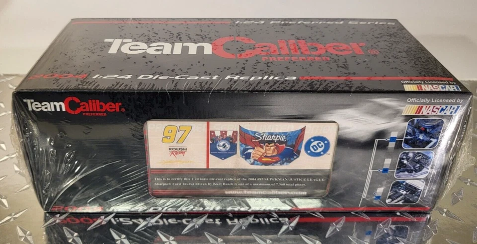 Team Caliber #97 Kurt Busch Superman Justice League 2004